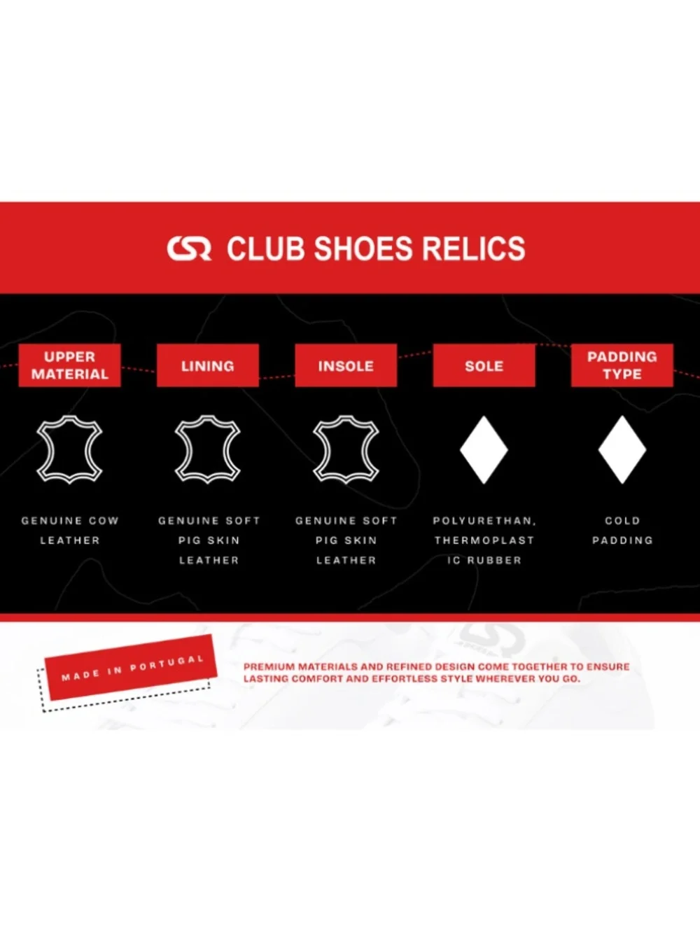 Club Shoes Relics handcrafted portugal